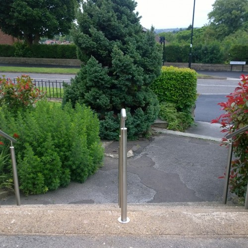 Stainless Steel Handrail on Posts